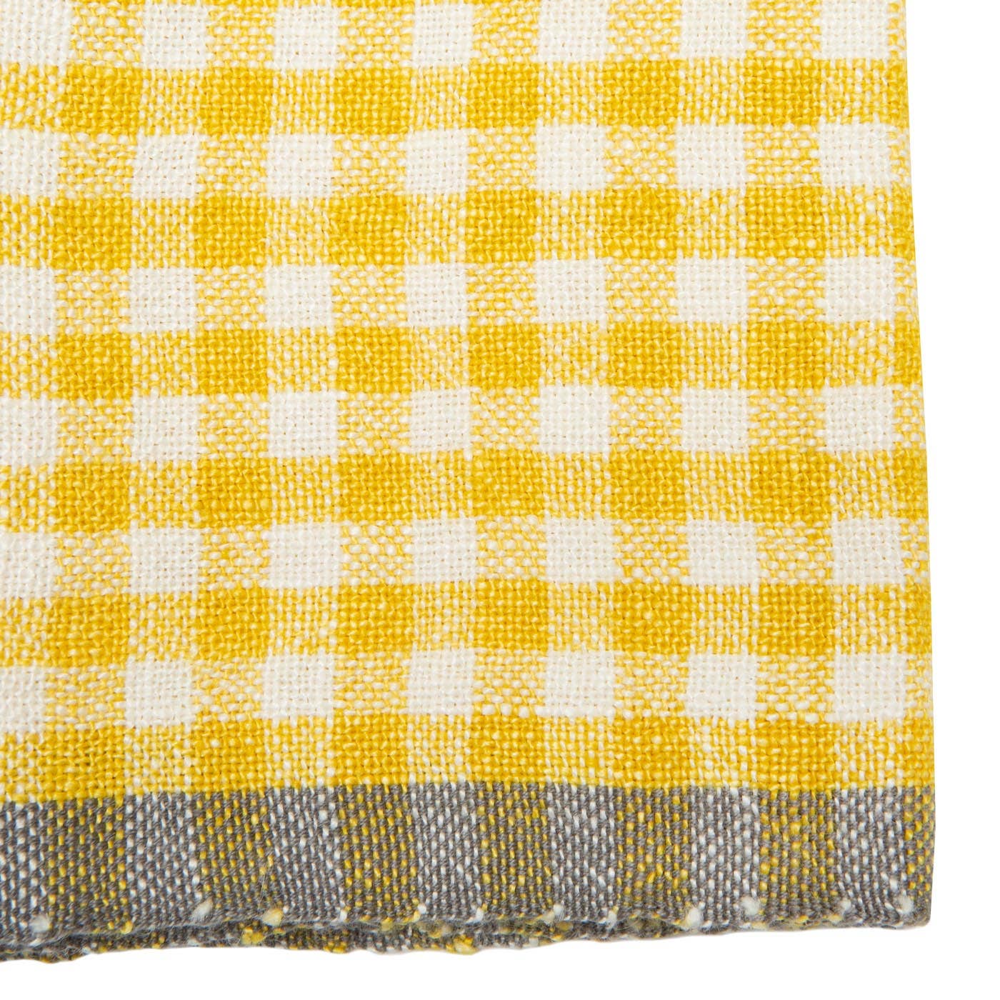 Gingham Linen Napkin Set - Provence