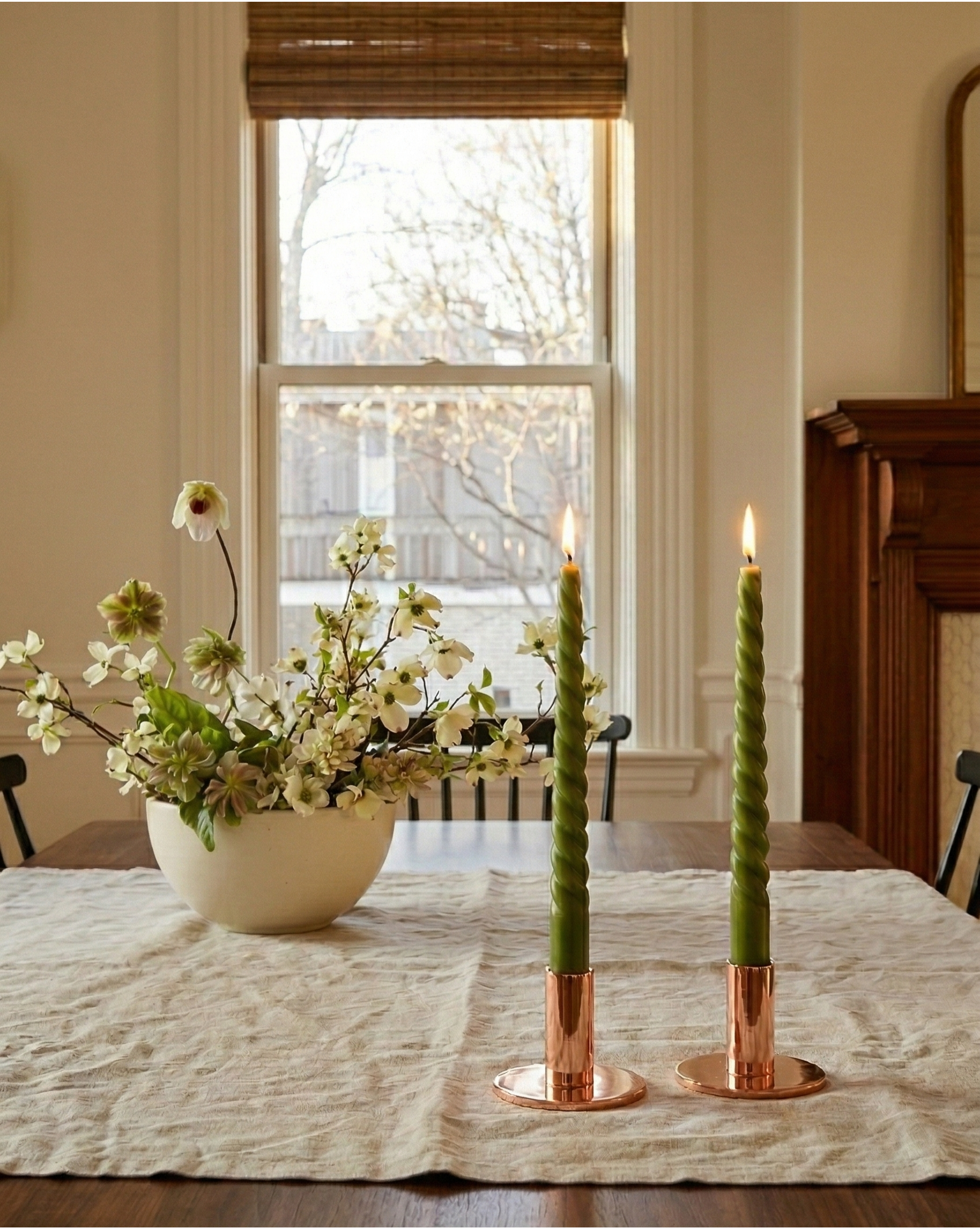 Copper Taper Holder Set