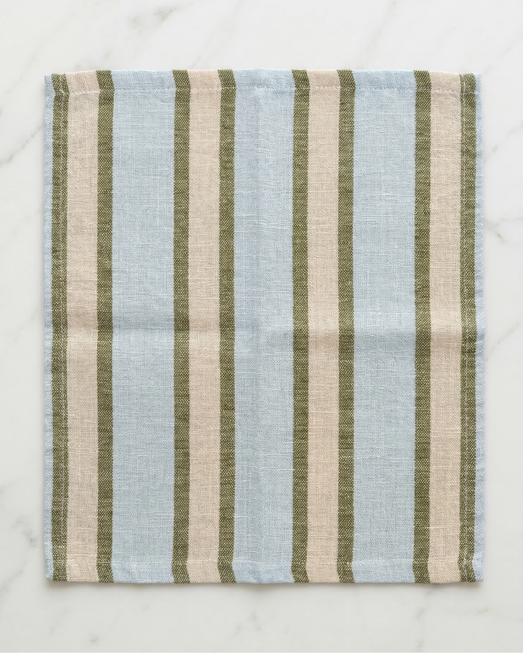 Garden Stripe Linen Napkin Set
